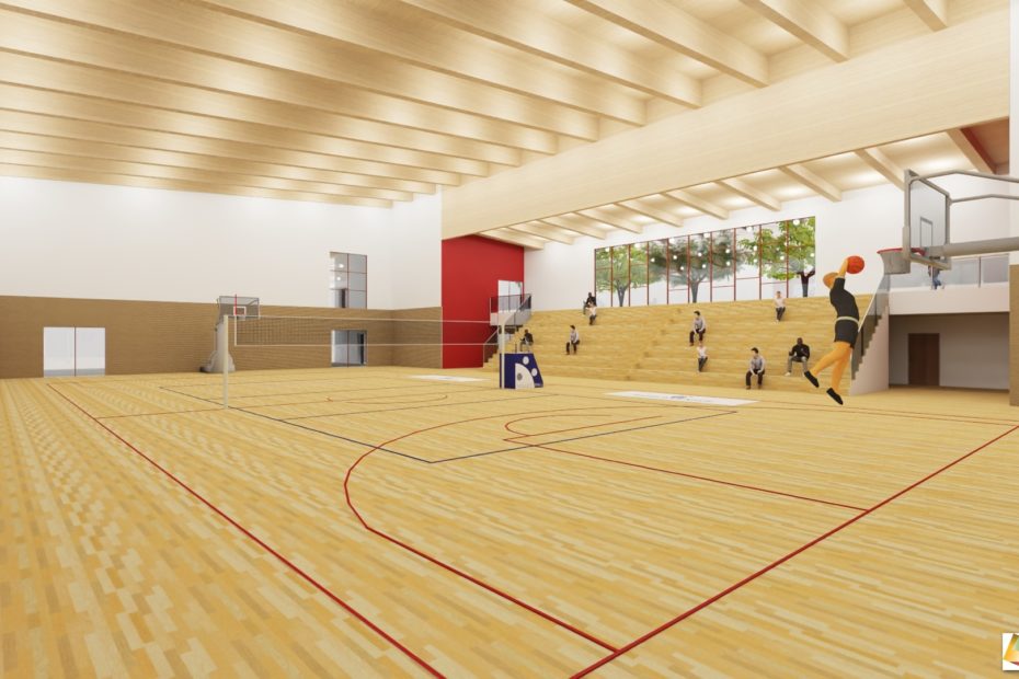 Realizzazione della nuova palestra e servizi annessi presso il centro sportivo albere sito nel comune di Aldeno