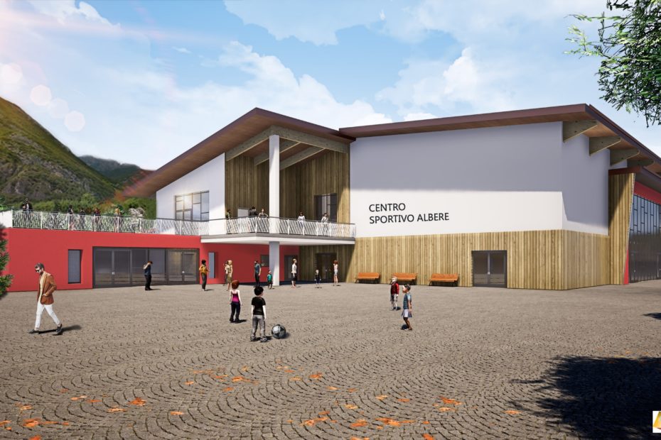 Realizzazione della nuova palestra e servizi annessi presso il centro sportivo albere sito nel comune di Aldeno